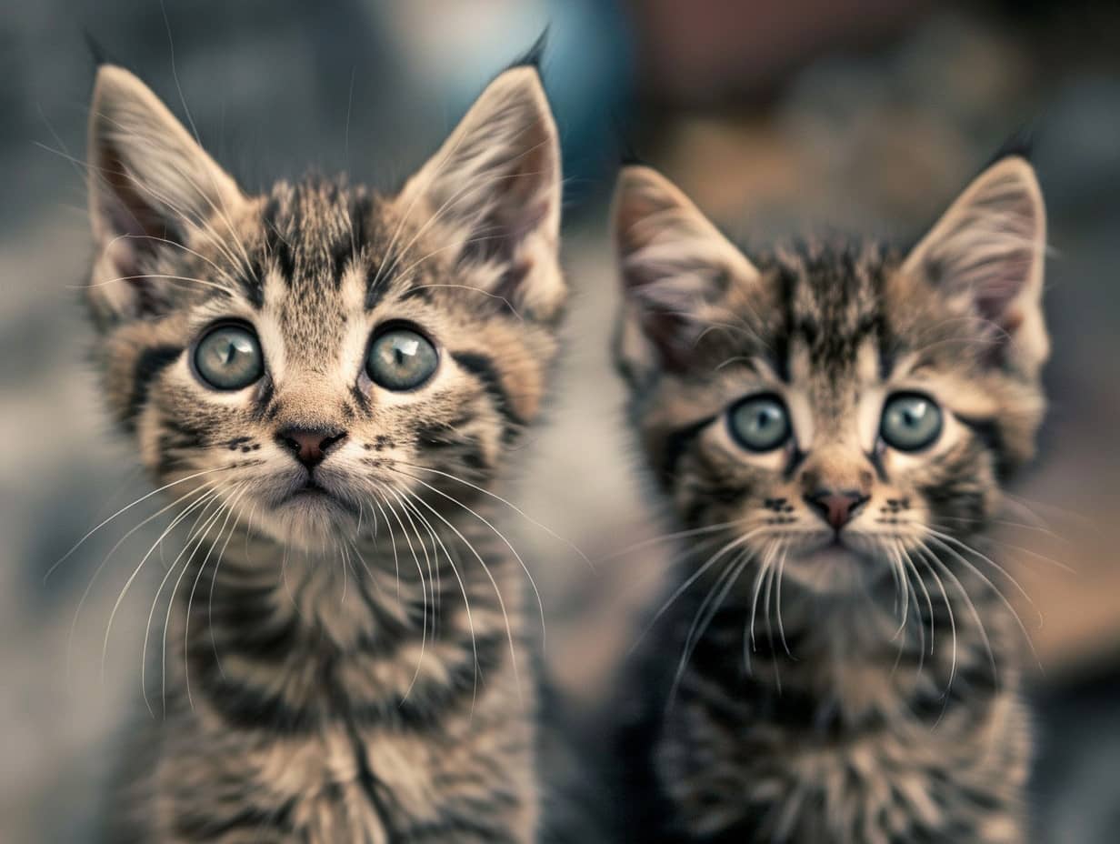 Chat mignon allongé sur une couverture moelleuse